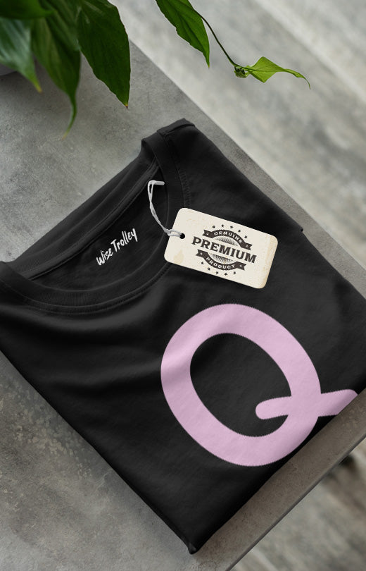 'Q' Letter T shirt