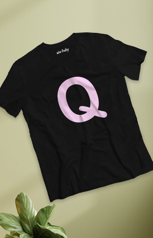 'Q' Letter T shirt