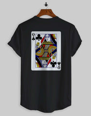 Queen of Clubs Playing Card T-Shirt