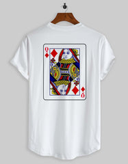 Queen of Diamonds Playing Card T-Shirt