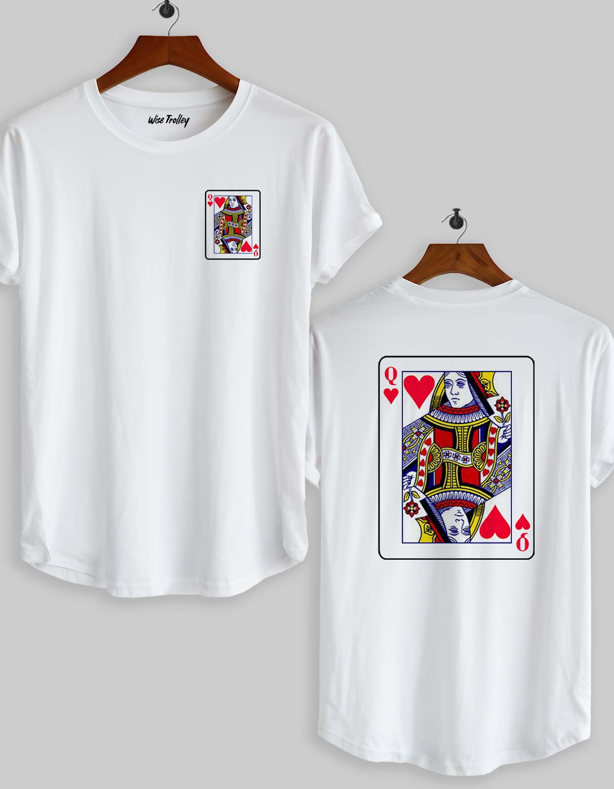 Queen of Hearts Playing Card T-shirt