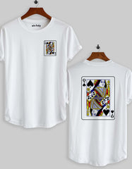 Queen of Spades Playing Card T-shirt