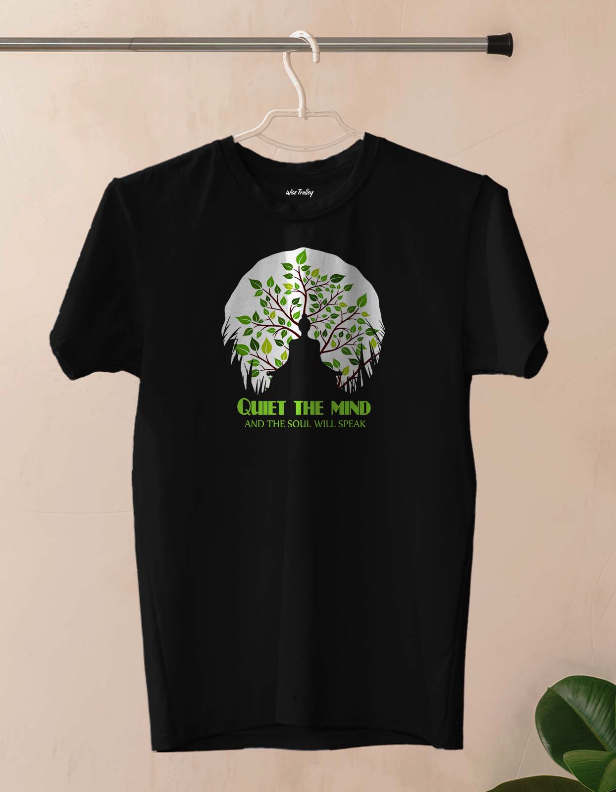 "Quiet the mind" Buddha Quotes T shirt