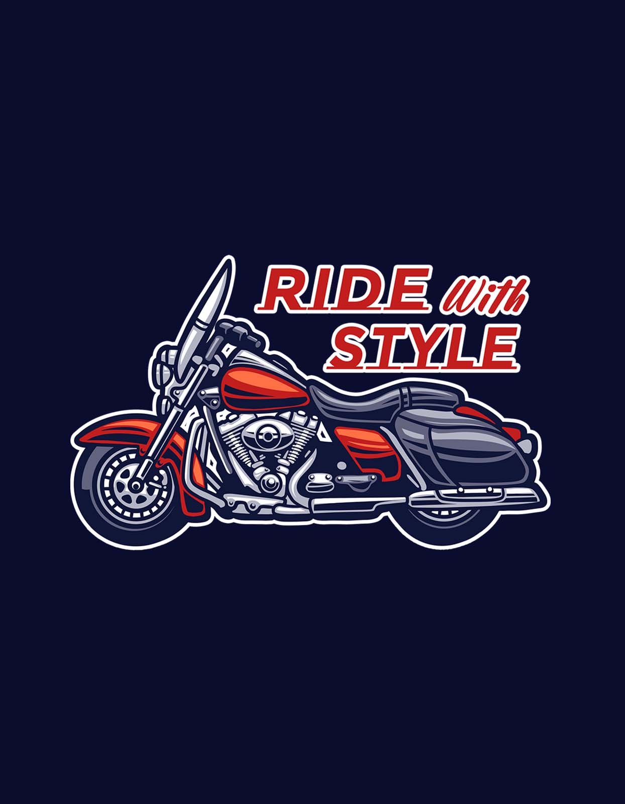 "Ride with Style" Rider T shirt