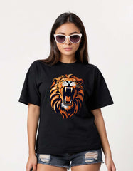 Roaring Lion Printed Oversized T-shirt