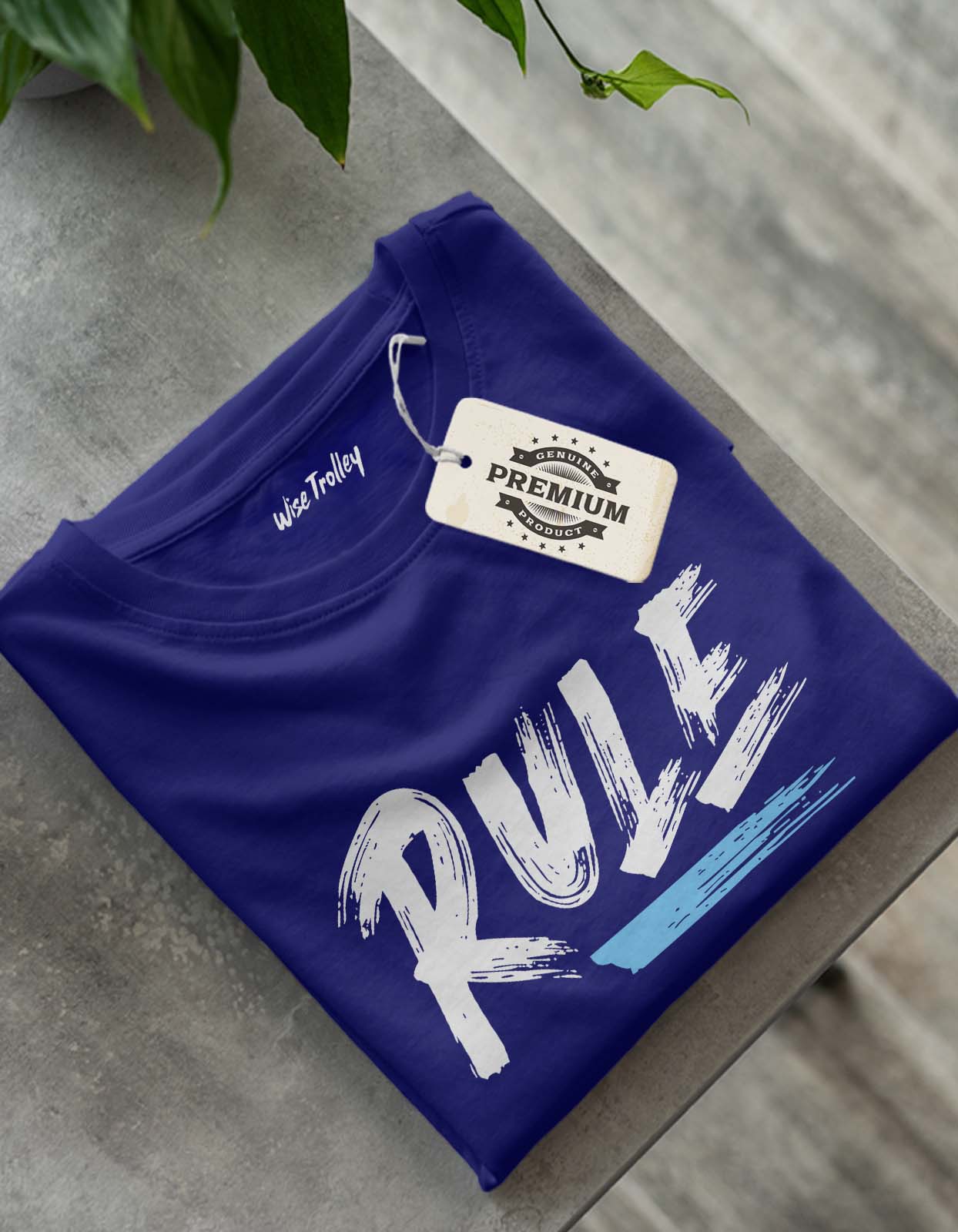 "Rule" Print T shirt