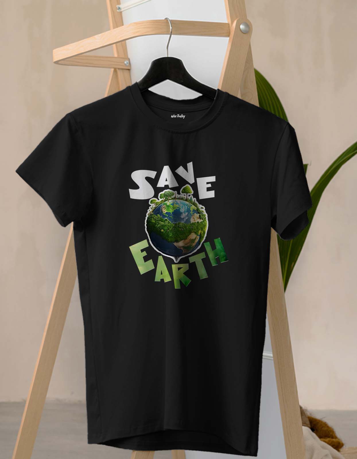 "Save The Earth" Printed T-Shirt