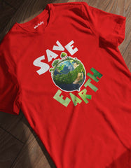 "Save The Earth" Printed T-Shirt