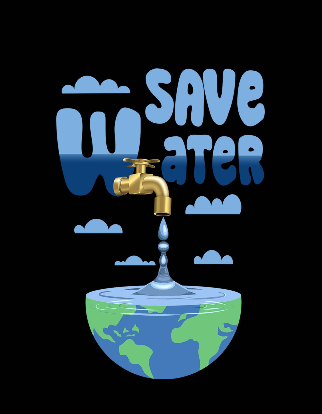 Save Water T shirt