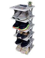 Shoe Rack Plastic | Plastic Adustable Storage Organizer Cabinet For Saving Space | Foldable Shoe Rack Plastic |