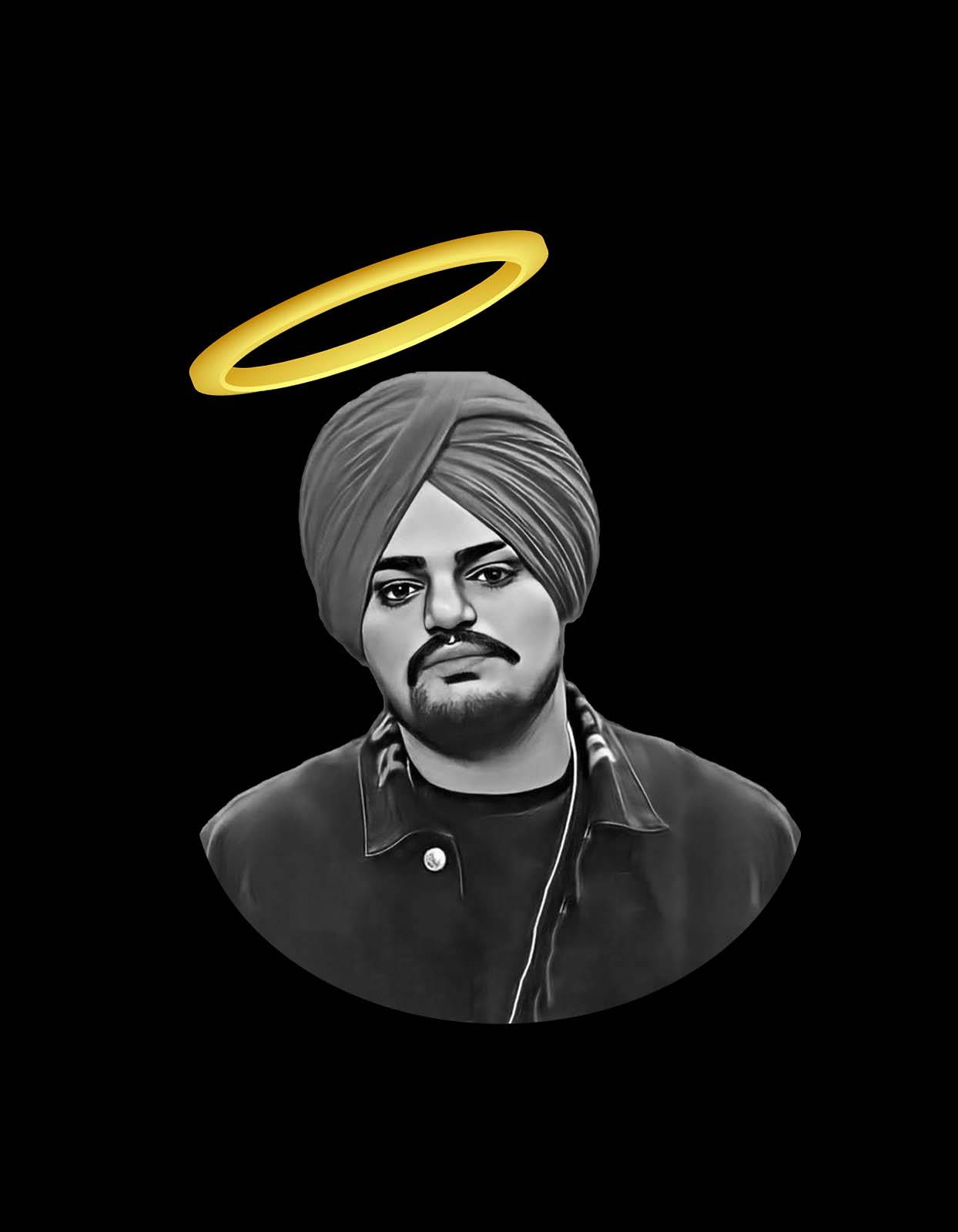 Sidhu Moose Wala Angel T shirt