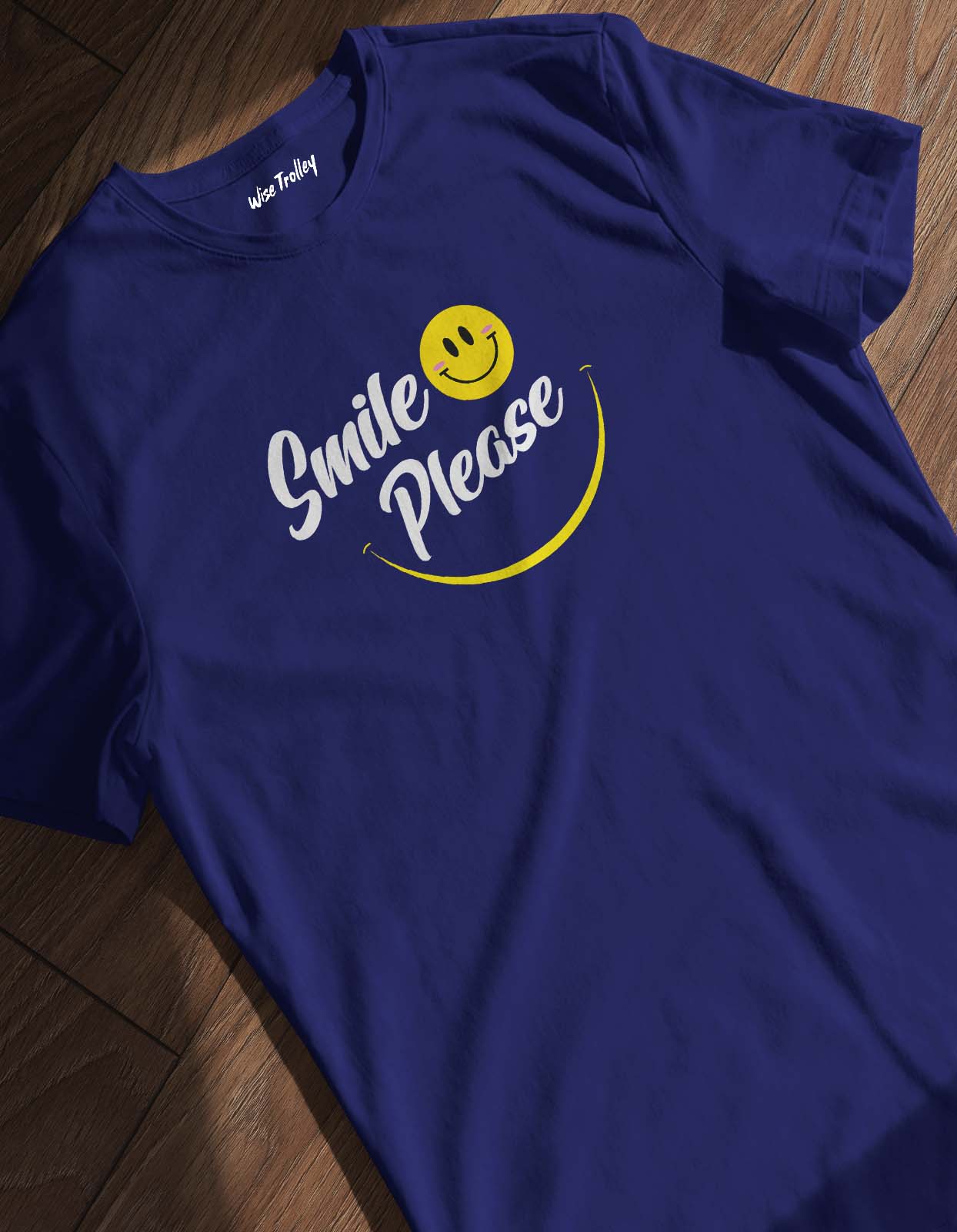 "Smile Please" Print t-shirt