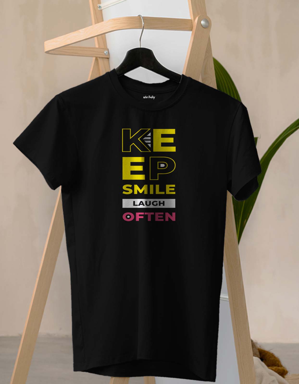 "Keep Smiling" Smile T-shirt Design