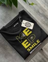 "Keep Smiling" Smile T-shirt Design