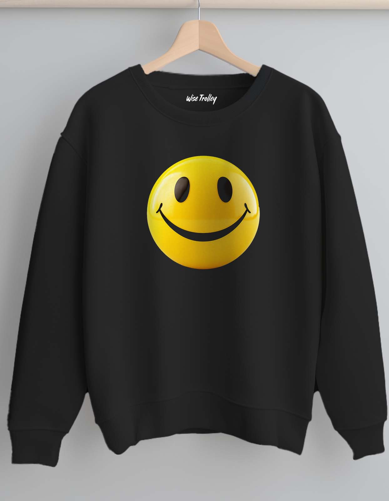 Smiley Sweatshirt Unisex Online in India