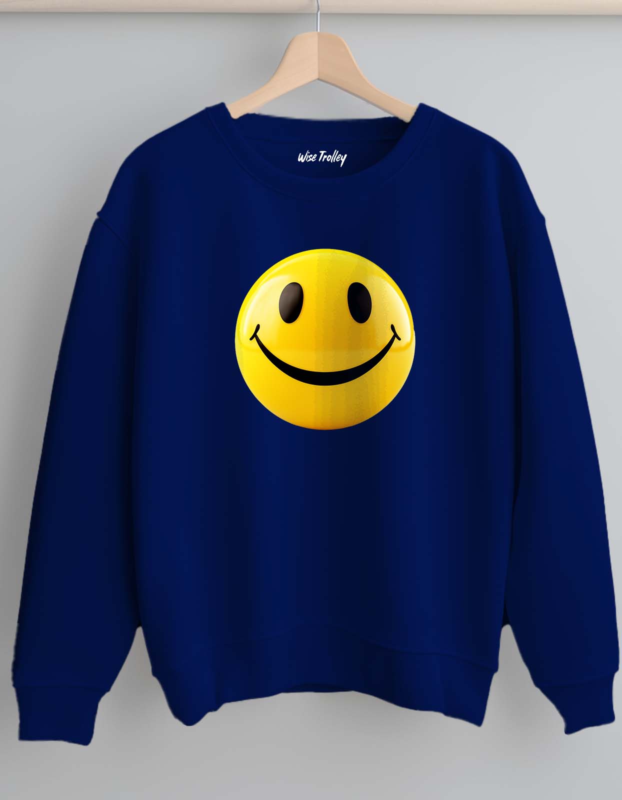 Smiley Sweatshirt Unisex Online in India