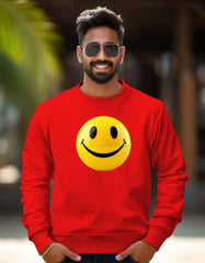 Smiley Sweatshirt Unisex Online in India