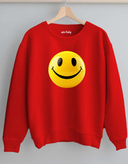 Smiley Sweatshirt Unisex Online in India