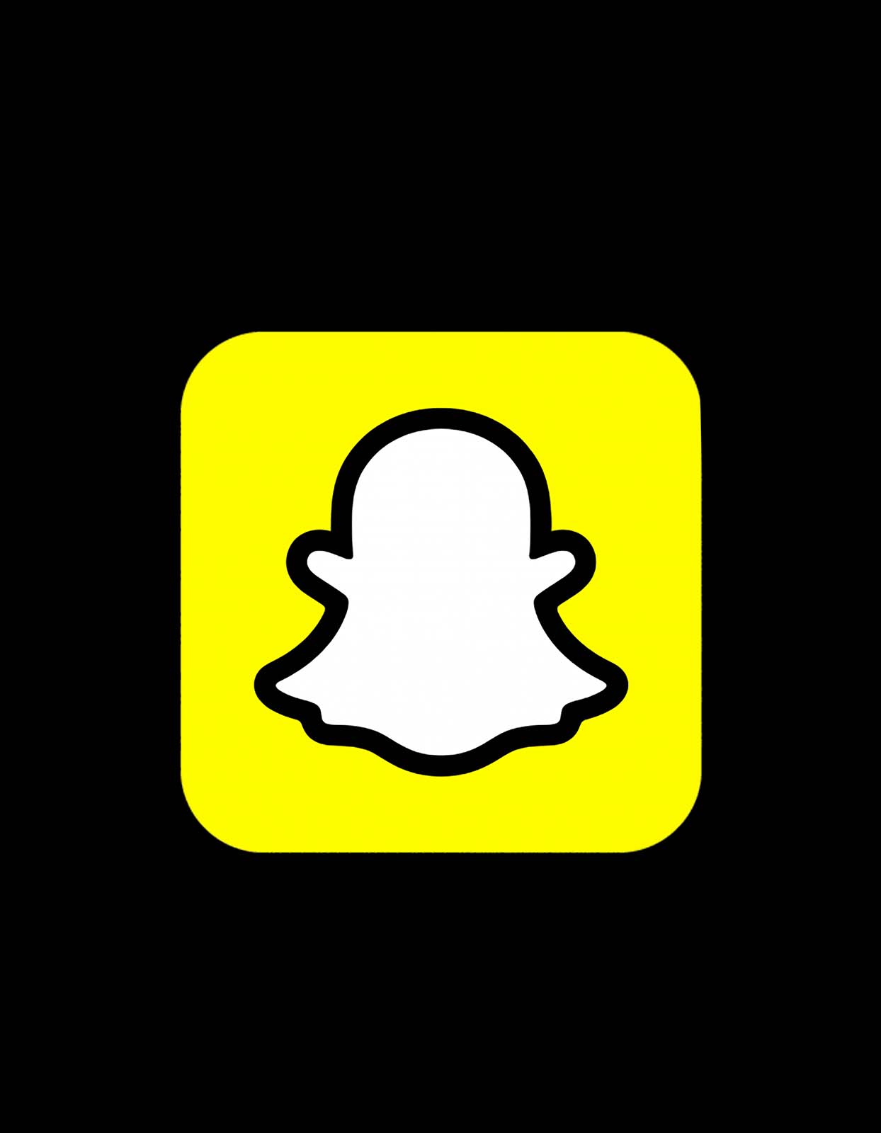 Snapchat Logo T shirt