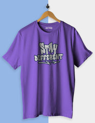 "Stay Different" Graphic Print T shirt