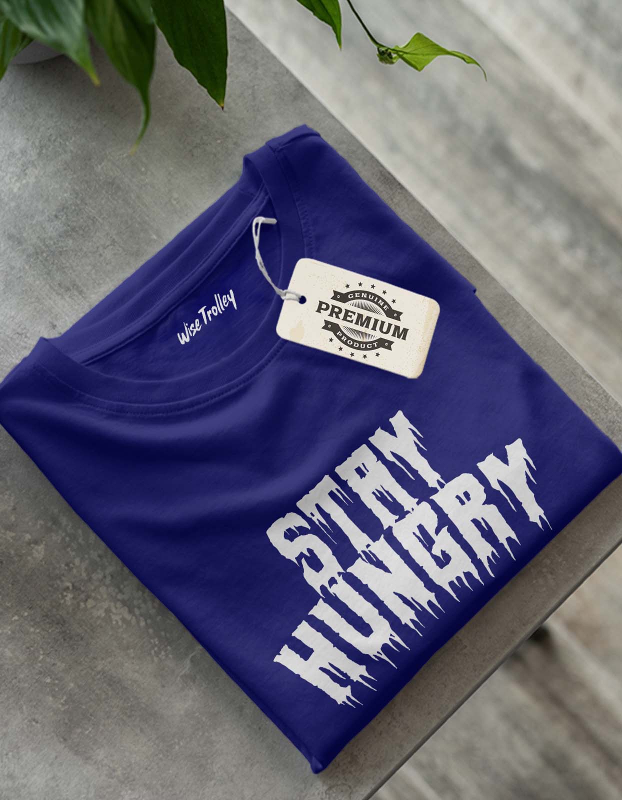 Stay Hungry Print T Shirt