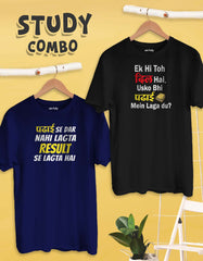 Study Printed T Shirt Combo