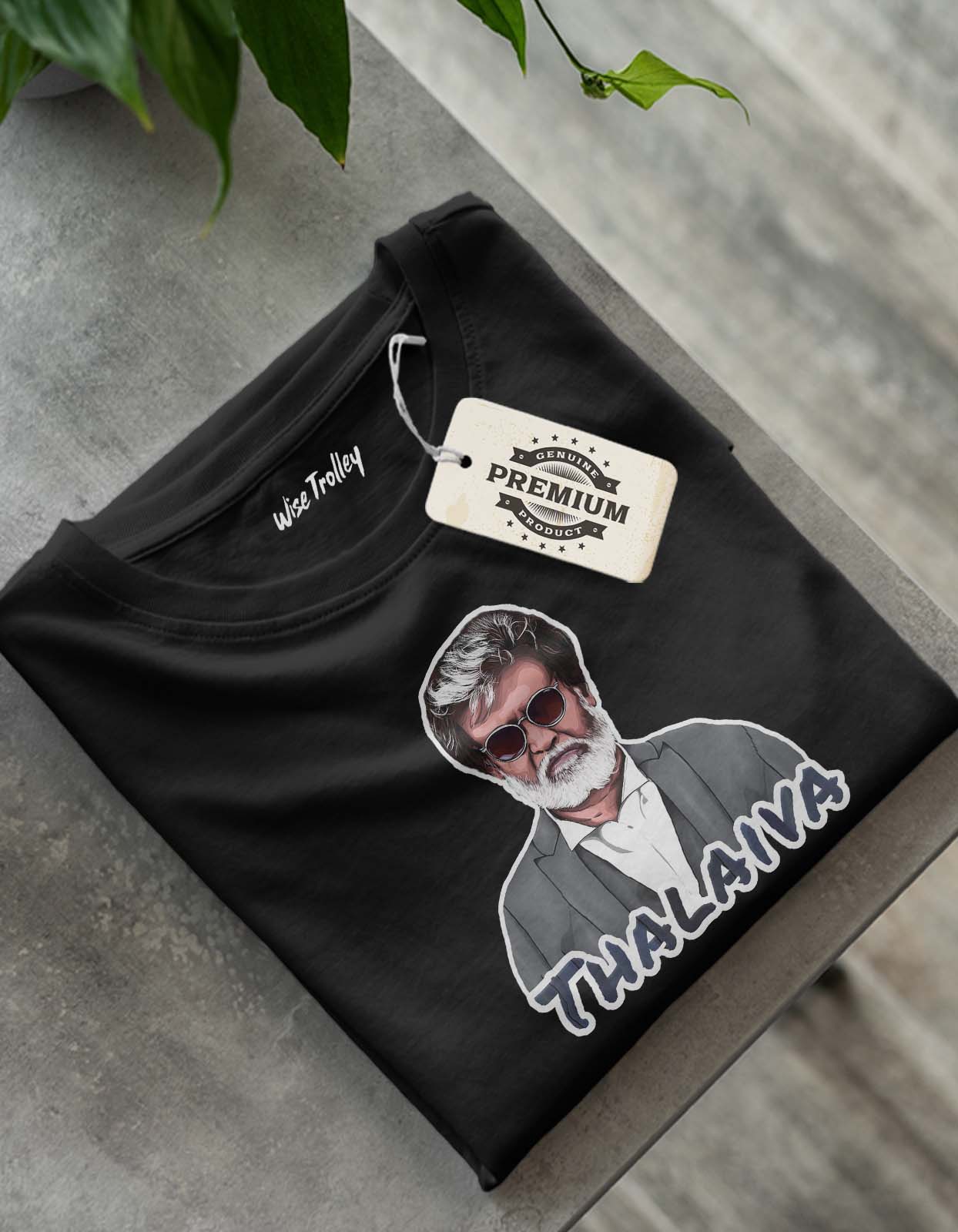 "Thalaiva" Rajinikanth T shirt for Rajinikanth Fans