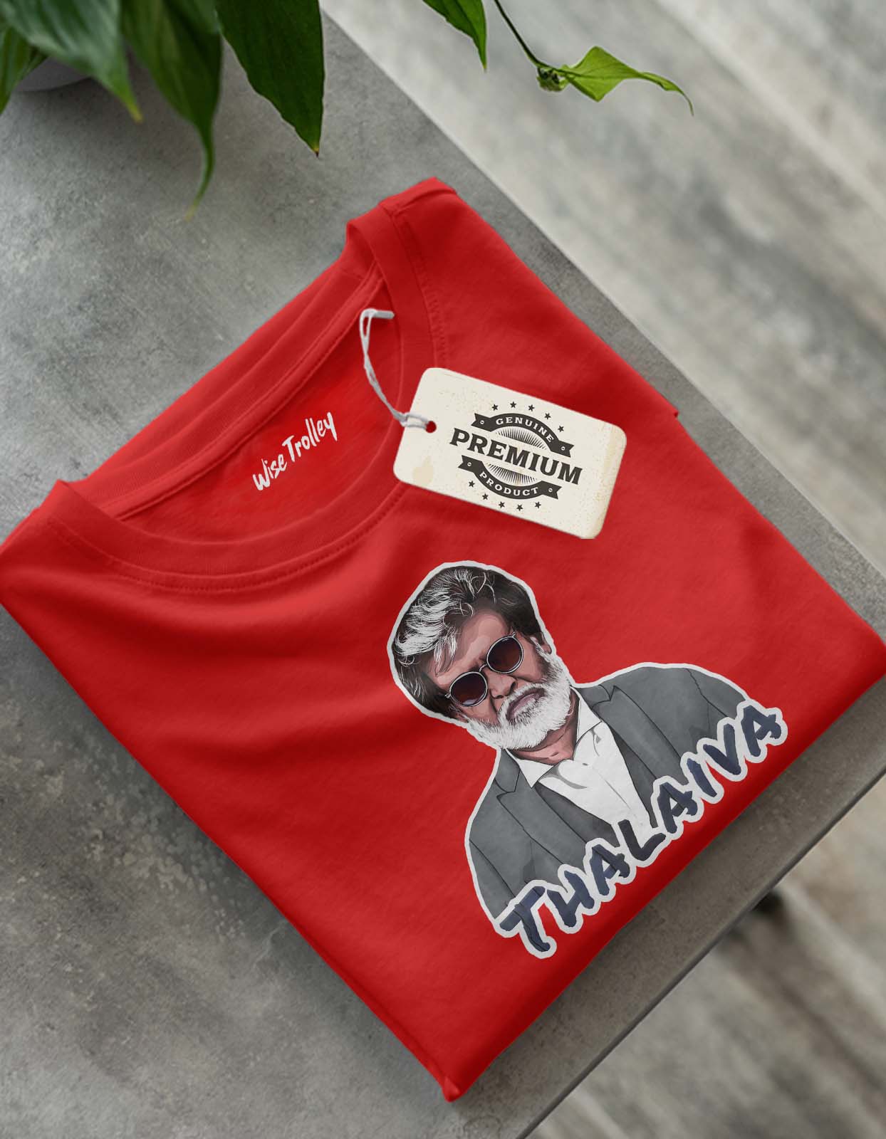 "Thalaiva" Rajinikanth T shirt for Rajinikanth Fans