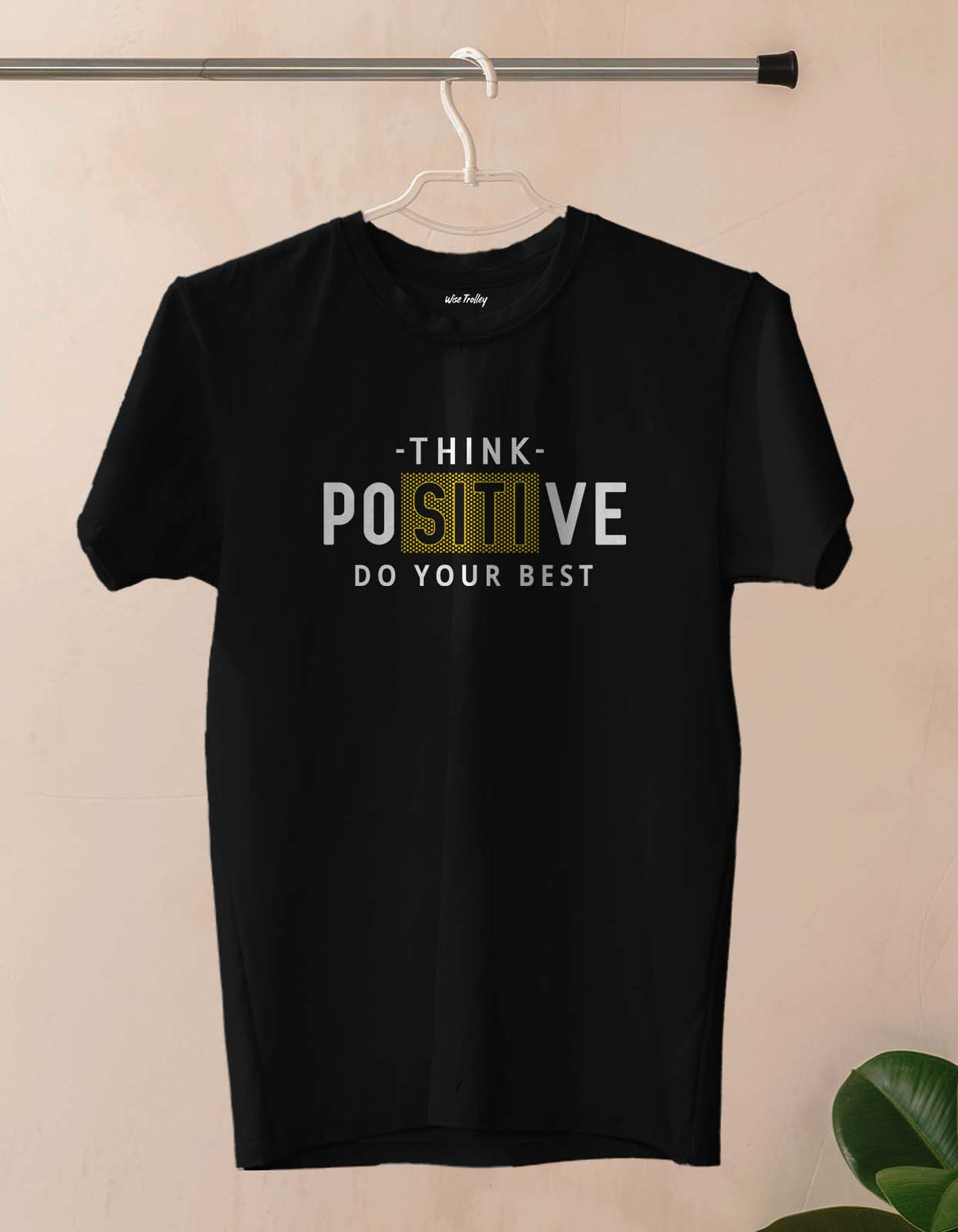 "Think Positive" Positive Message T shirt