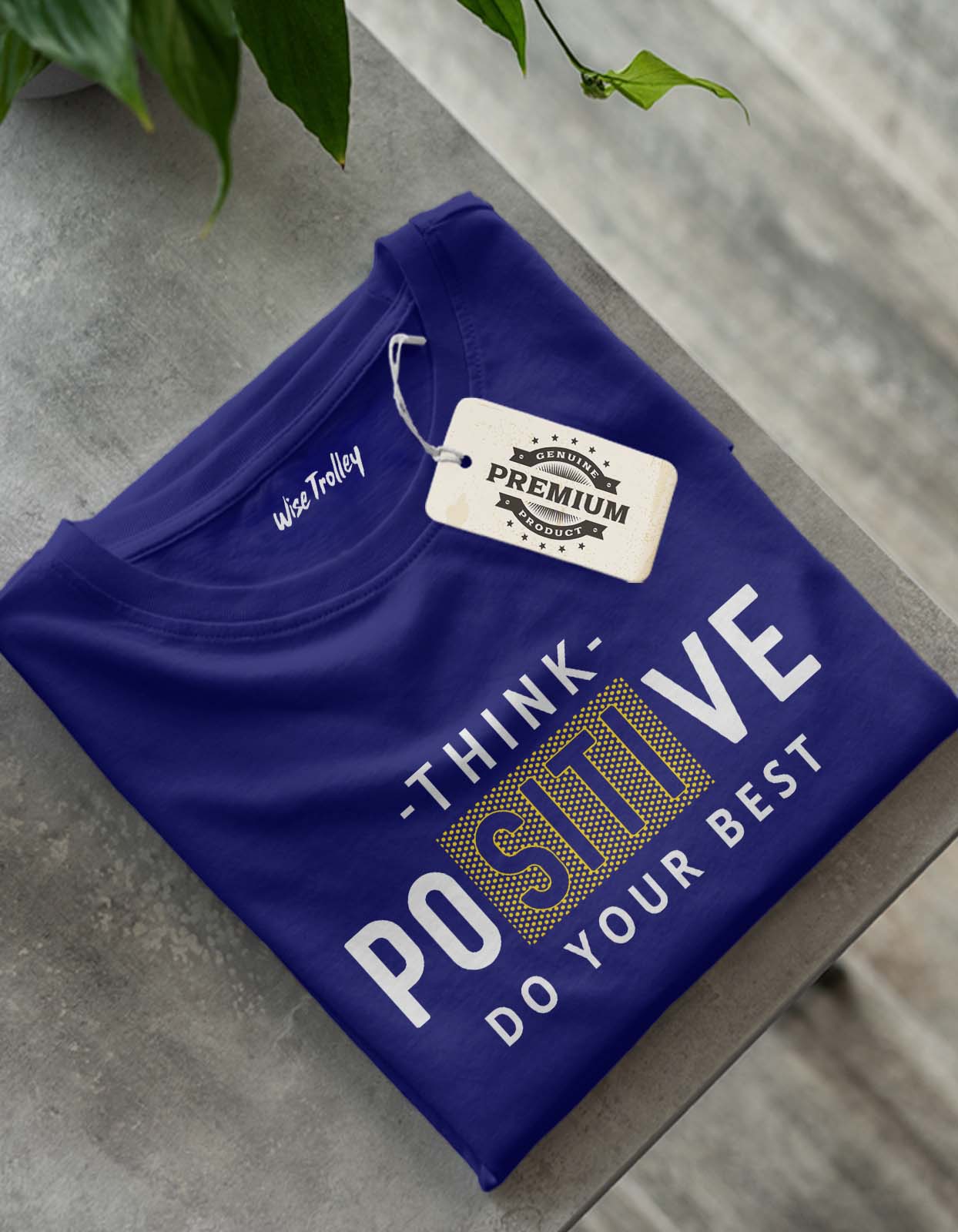 "Think Positive" Positive Message T shirt