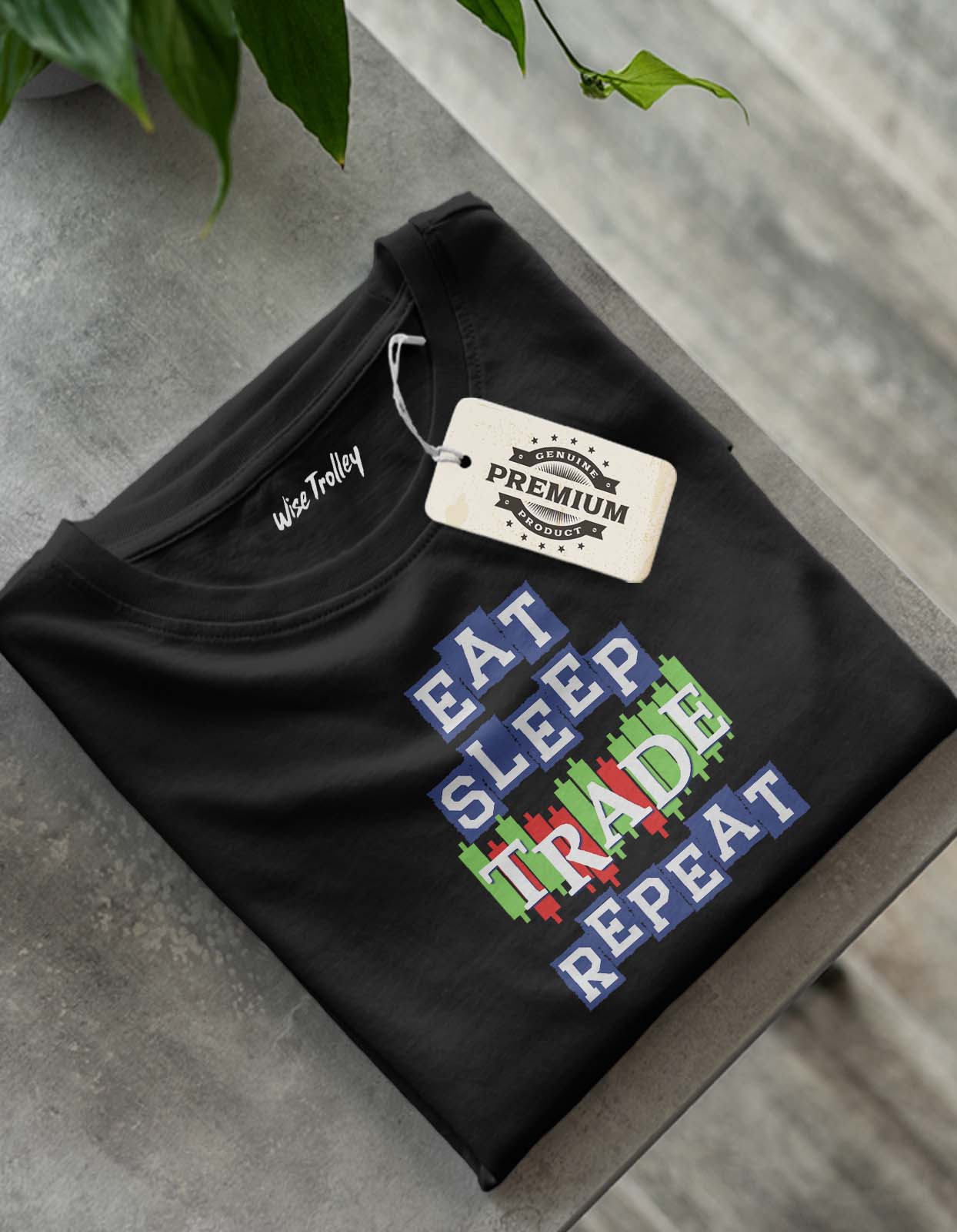 "Eat Sleep Trade Repeat" Trade T shirt