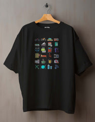 Travel Icon Oversized T shirt