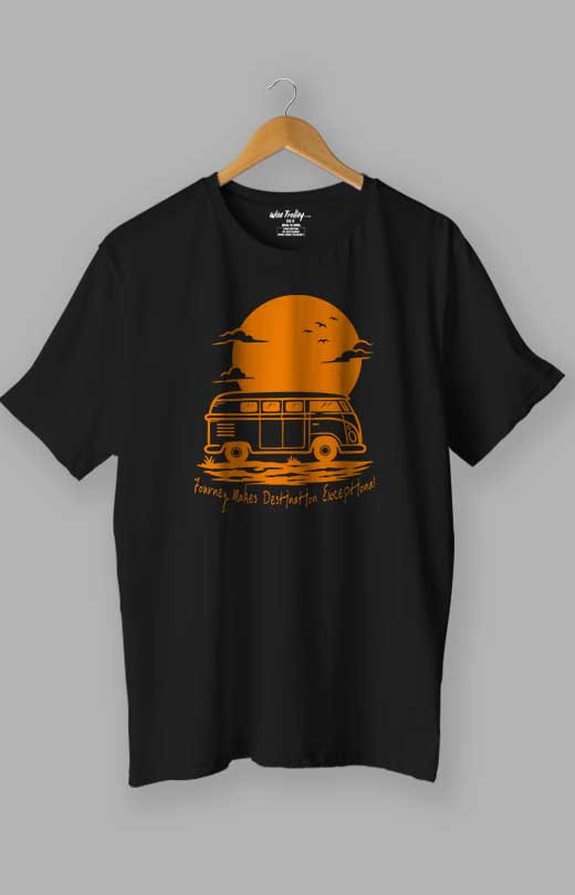 Travelling T shirt Black