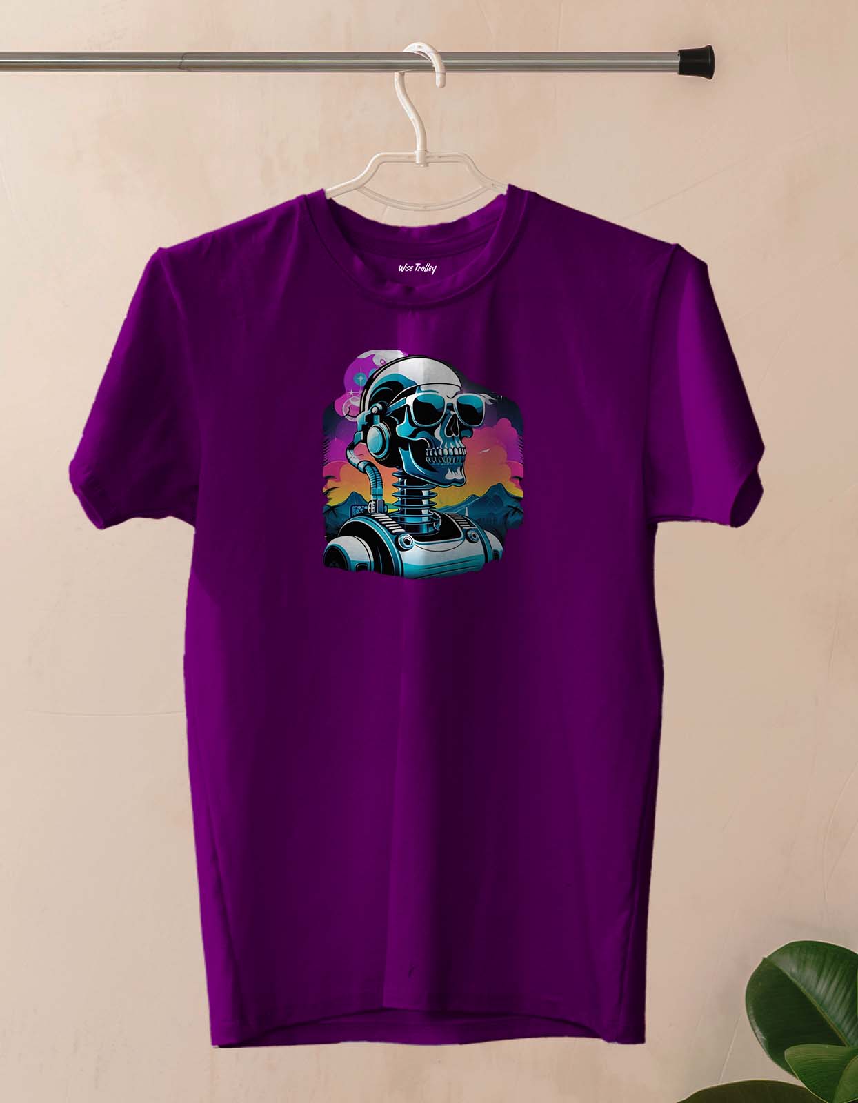 Trendy Skull Poster T Shirt