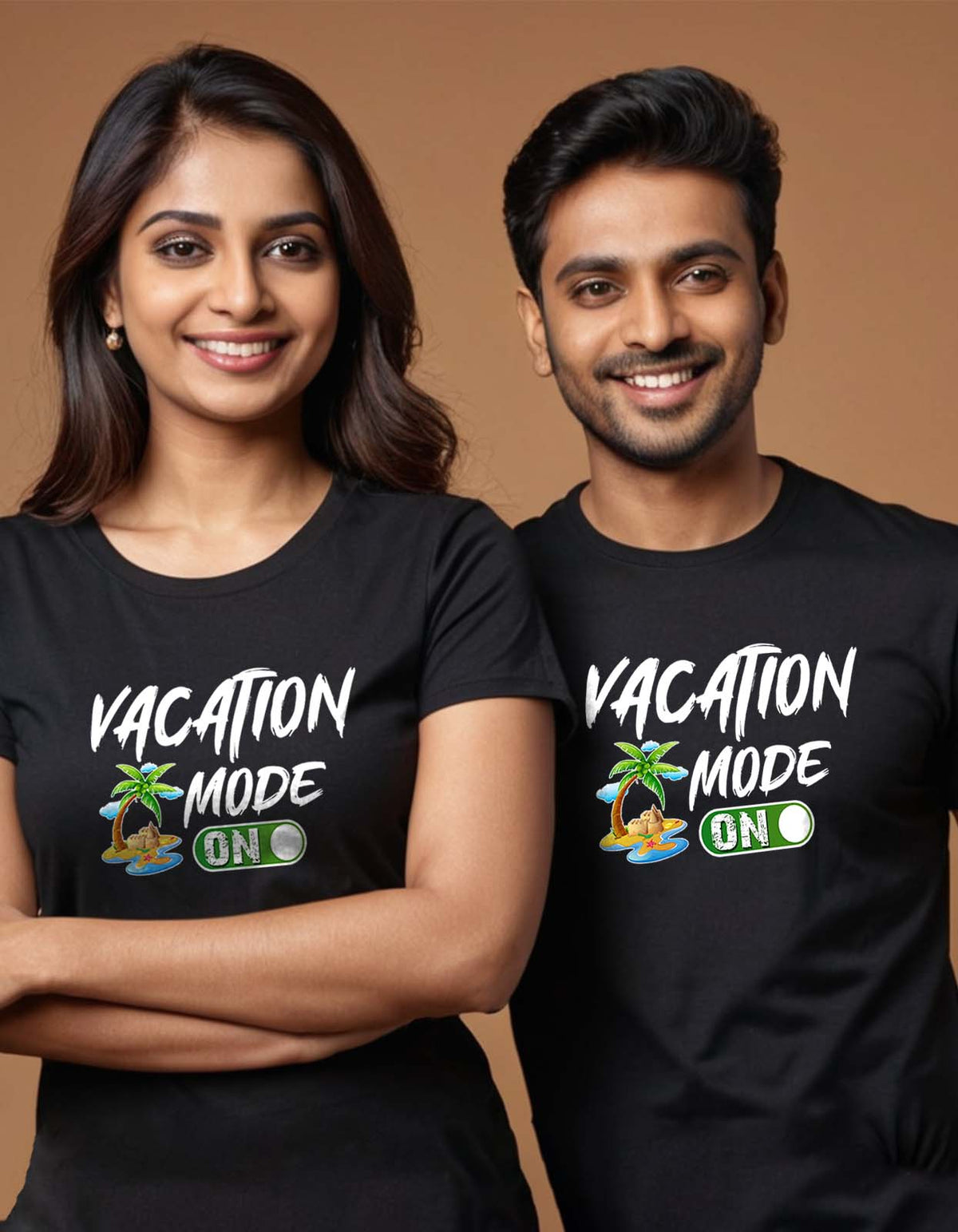 Vacation Mode On Couple T-shirt