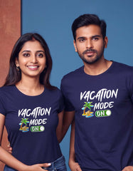 Vacation Mode On Couple T-shirt