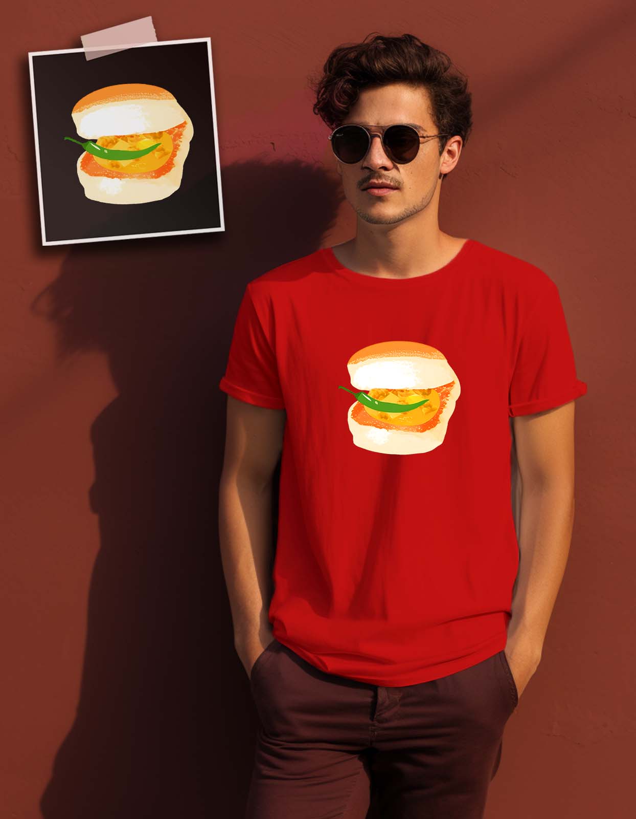 "Vada Pav" Printed T Shirt