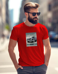 "Vintage Car Poster" Printed T Shirt