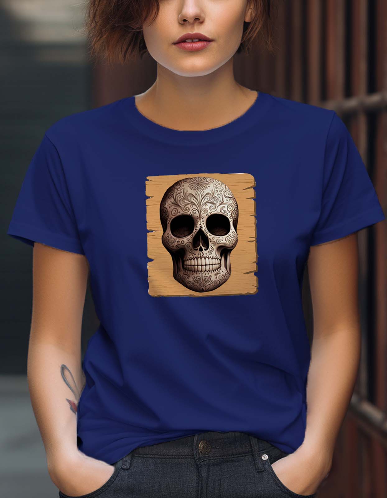 Vintage Skull T Shirt