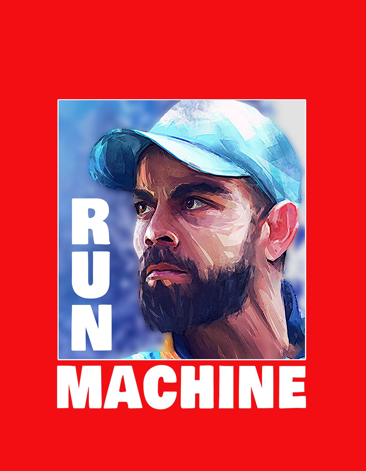 Virat Kohli Run Machine T shirt