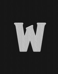 "W" Letter Cap
