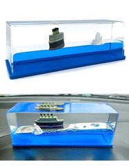 Liquid Wave Cruise Ship For Car Dashboard Decoration