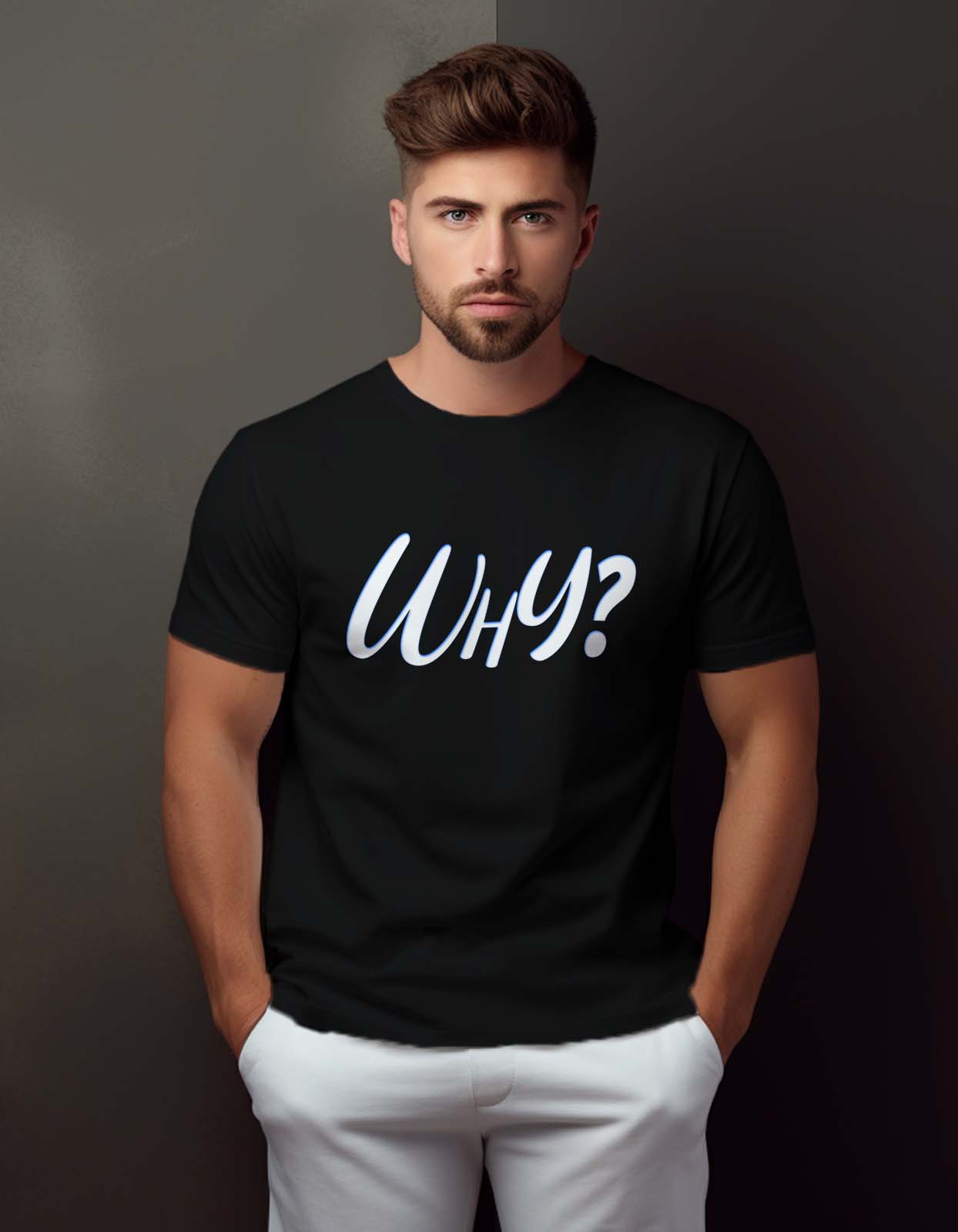 "Why" Graphic T shirt