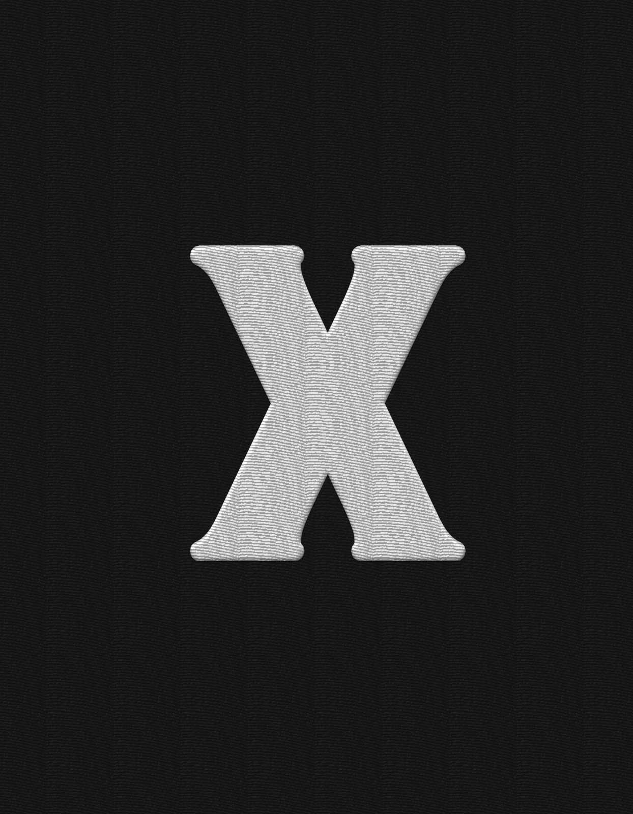 "X" Letter Cap