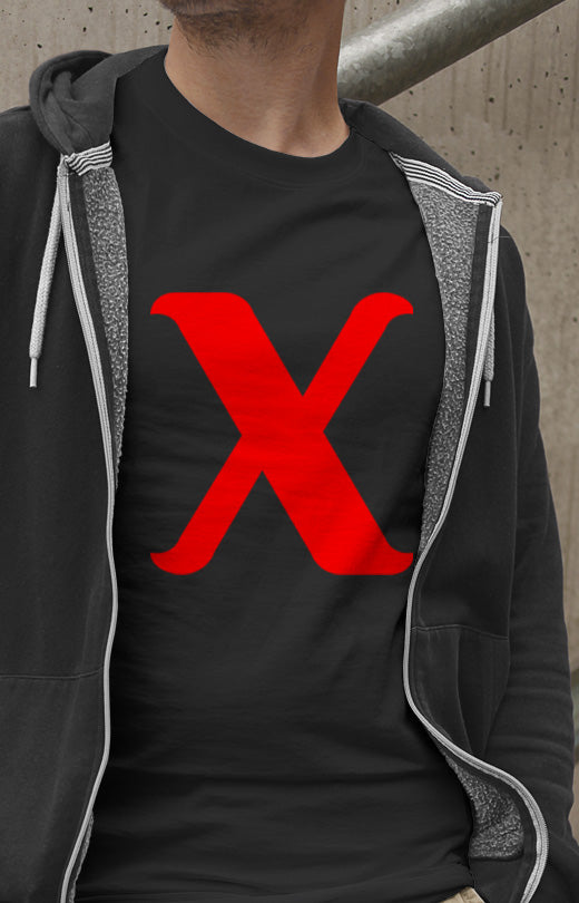 'X' Letter T shirt