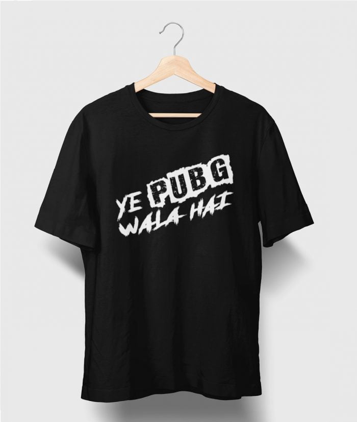 Ye Pubg Wala Hai T shirt Black