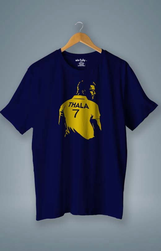 Thala T shirt Blue