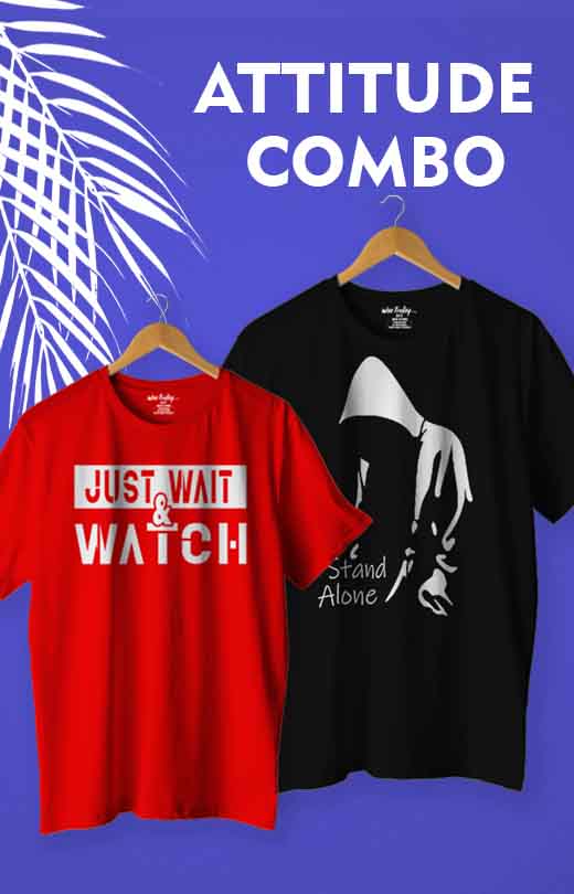 Attitude Quotes T shirt Combo Pack
