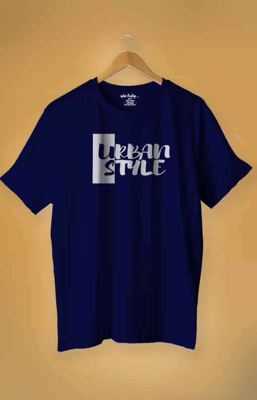 Urban Style T shirt Blue