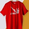 Johnny Bravo T shirt Red